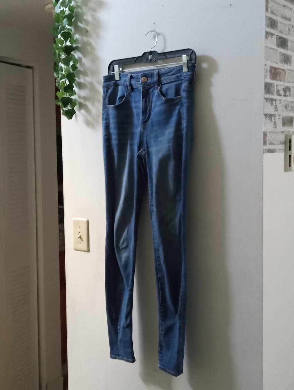 American Eagle Outfitters Skinny Jeans in Blue Wash